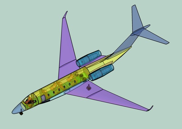 dwg cessna citation jet assembly - Cessna Citation TEN Assembly Model by RodgerSaintJohn
